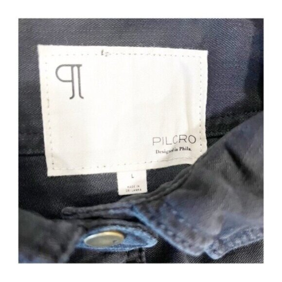 Pilcro "The Lonnie" Cuffed Crop Jumpsuit | Size L | Utility Style One-Piece - Picture 15 of 15